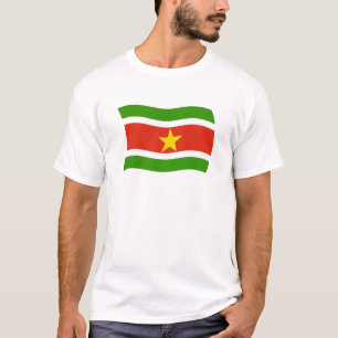 T-shirt Chemise au drapeau du Suriname