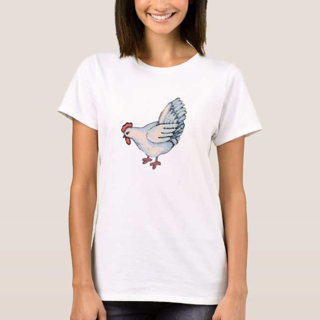 T-shirt Chemise au poulet du pays (Devant)