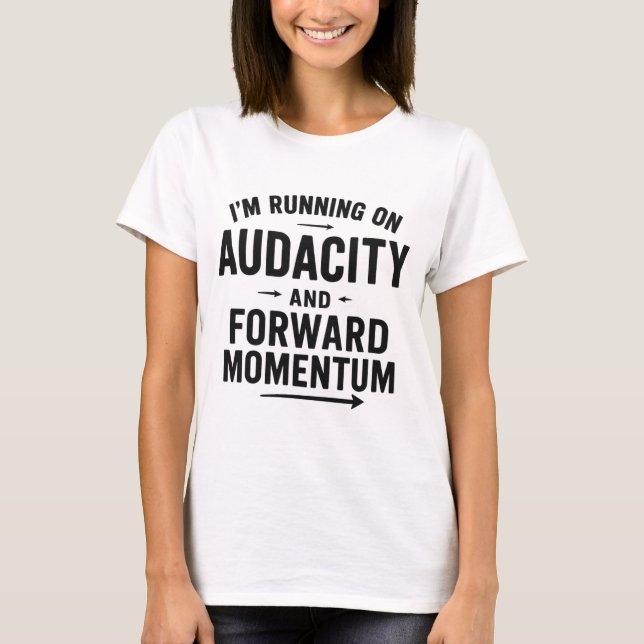 T-shirt Chemise Audace (Devant)