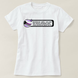 T-shirt Chemise automatique de définition de Demisexual