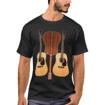 Chemise avant et arrière de guitare acoustique
