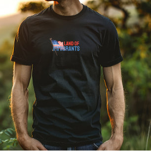 T-shirt Chemise avec drapeau de protestation anti-Trump