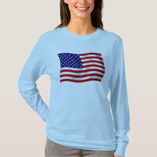 T-shirt Chemise avec drapeau des États-Unis d'Amérique (ÉU