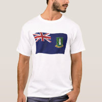Chemise avec drapeau des îles Vierges britanniques