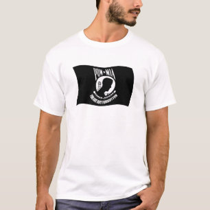 T-shirt Chemise avec drapeau des POW et MIA
