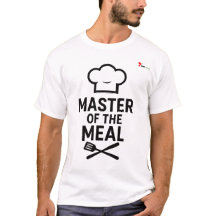 Chemise avec le slogan drôle de chef "Maître du Re