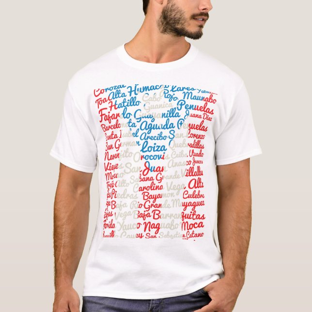 T-shirt Chemise avec les villages (Devant)