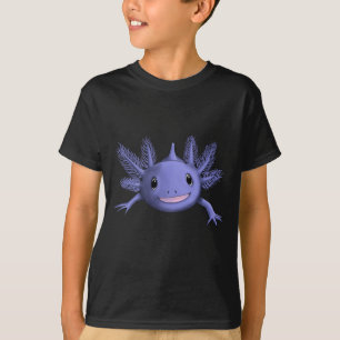 T-shirt Chemise Axolotl Bleue