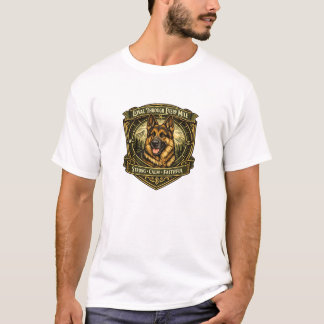 T-shirt Chemise Badge Héritage Berger Allemand