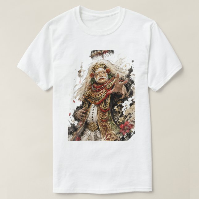 T-shirt Chemise Balinaise de Danse Topeng (Design devant)