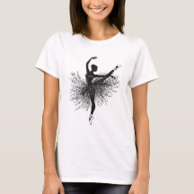 Chemise Ballerine Danse Silhouette | Chemise de Ba