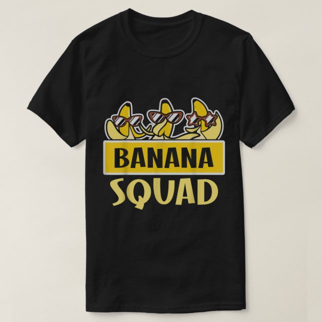 T-shirt Chemise BANANA SQUAD Funny C’est de la banane Hall (Design devant)