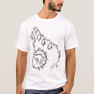 T-shirt Chemise barbelée de fils