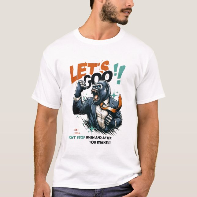 T-SHIRT CHEMISE BASIQUE LEÇONS APPRISES POUR HOMMES (Devant)