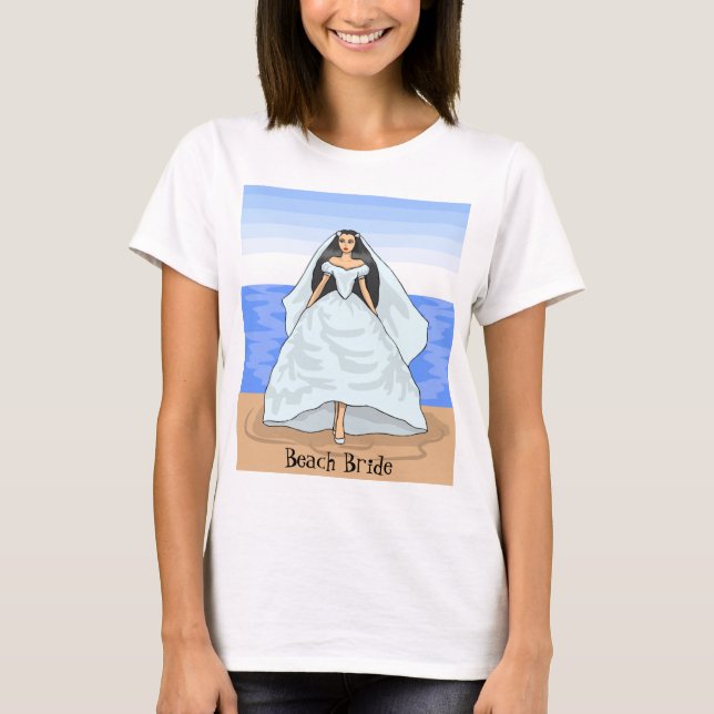 T-shirt Chemise Beach Bride (Devant)