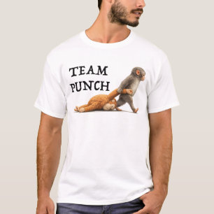 T-shirt Chemise Bébé Singe Poing