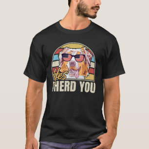 T-shirt Chemise berger australienne Oui Je T'Ai Entendu