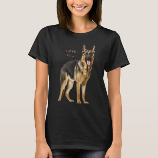 T-shirt Chemise bergère allemande Shepard Chien Maman Papa