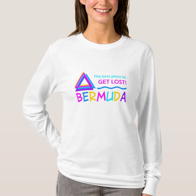 T-shirt chemise BERMUDA TRIANGLE - choisir style (Devant)