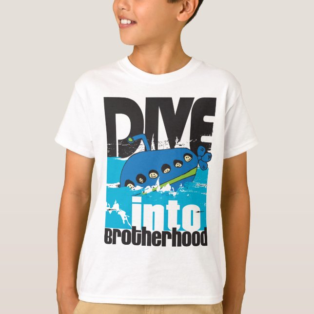T-shirt Chemise Big Brother pour les garçons (Devant)