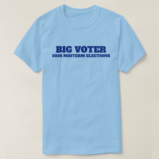 T-shirt Chemise Big Voter™ (Design devant)