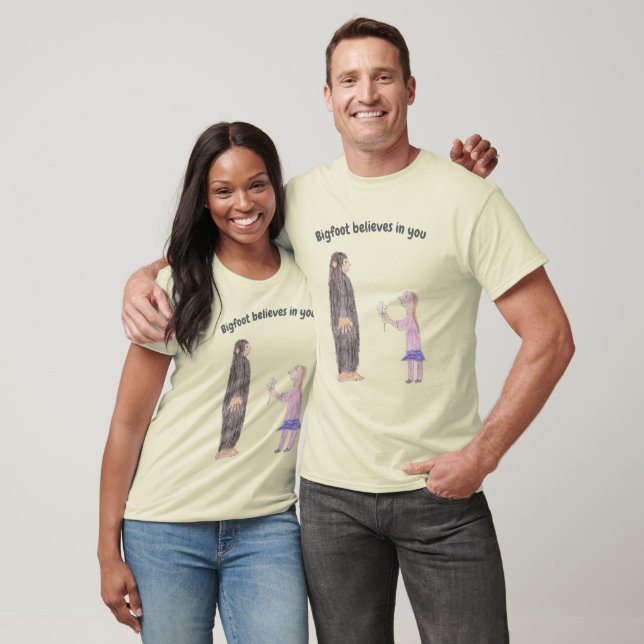T-shirt Chemise Bigfoot vous croit (Unisexe)