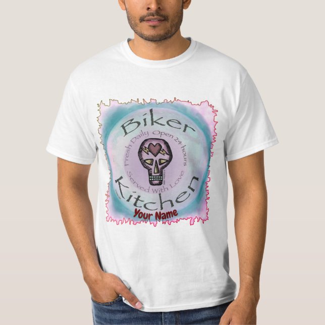 T-shirt Chemise Biker Kitchen  (Devant)