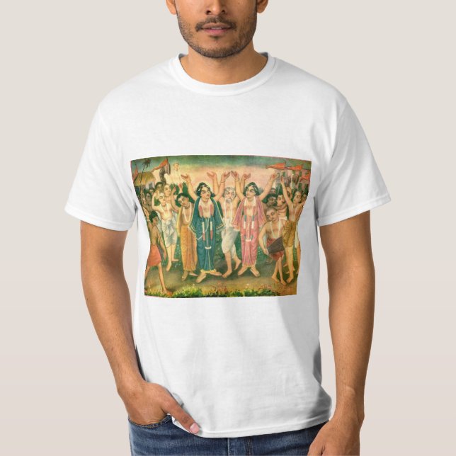 T-shirt Chemise bilatérale de Pancha Tattva (Devant)