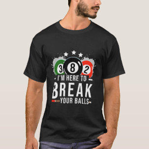 T-shirt Chemise billard de la piscine - Billard Pool Break