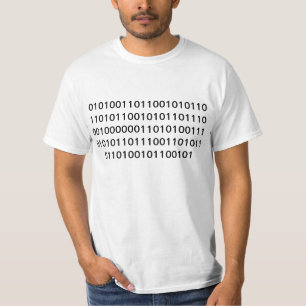 T-shirt Chemise binaire fraîche