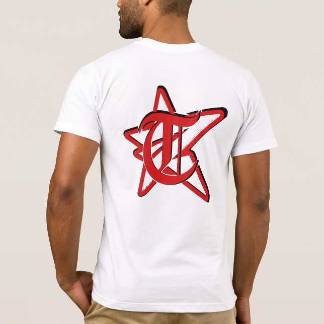 T-shirt Chemise Black & Grey Str8lykdhatt (Dos)