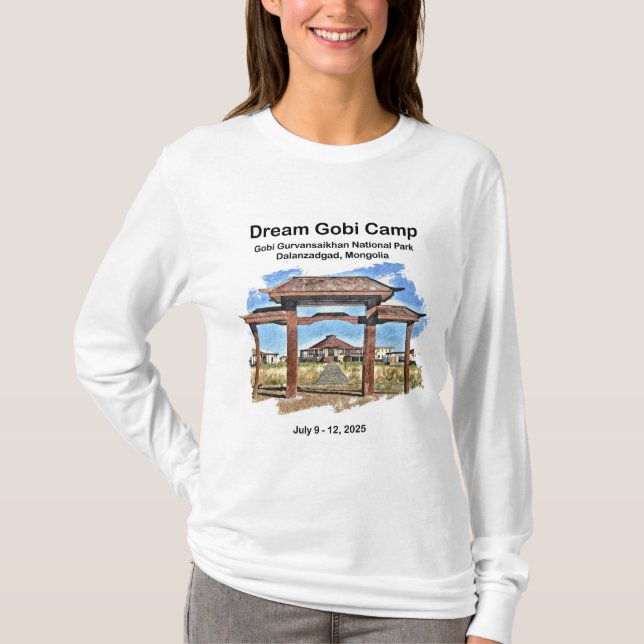 T-shirt Chemise blanche à manches longues pour femmes  (Devant)