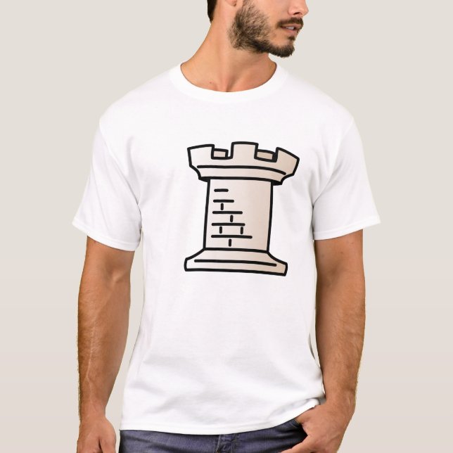 T-shirt Chemise blanche de freux d'échecs (Devant)