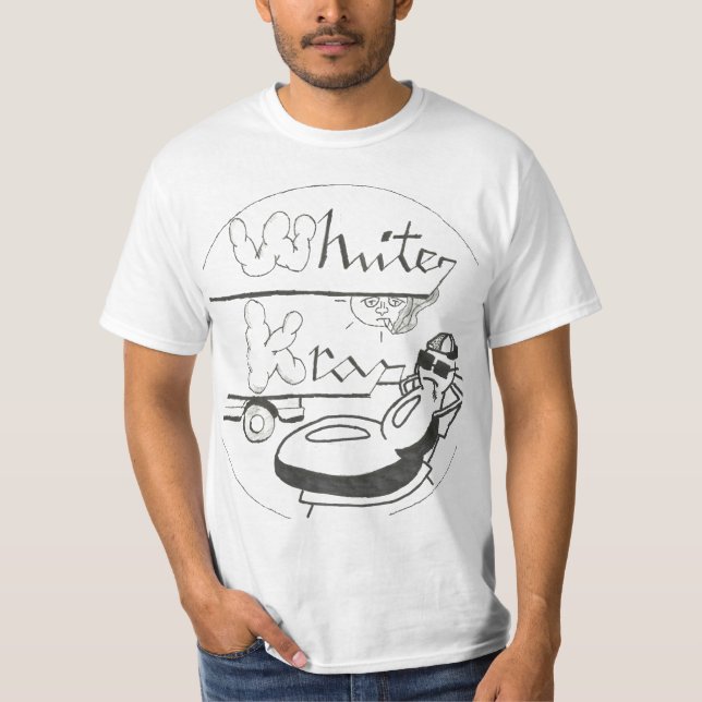 T-shirt Chemise blanche de Krap (Devant)