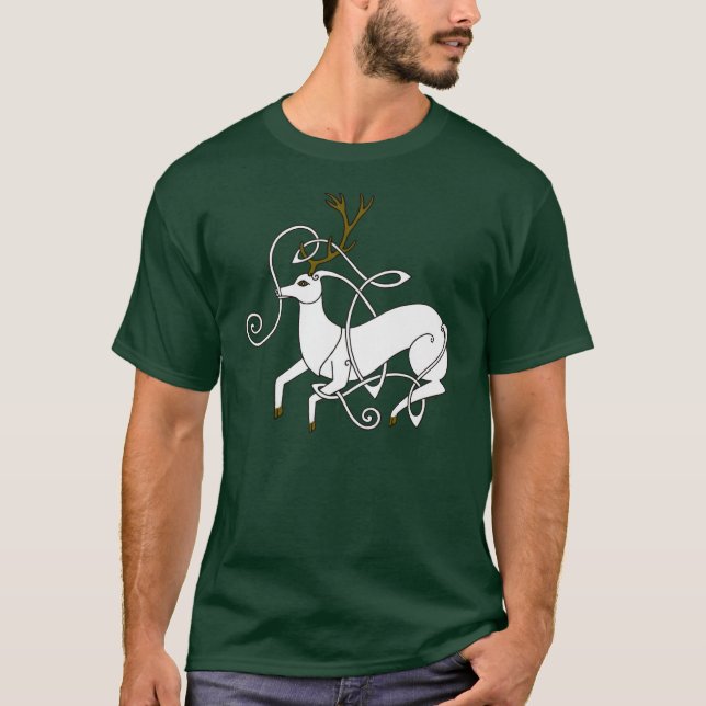 T-shirt Chemise blanche de mâle (Devant)