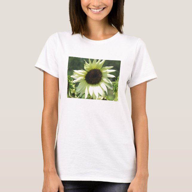 T-shirt Chemise blanche de tournesol (Devant)