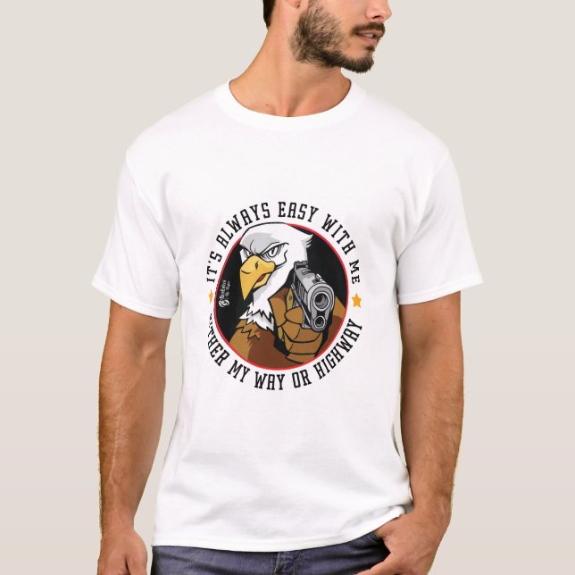 T-shirt Chemise blanche grip aigle (Devant)