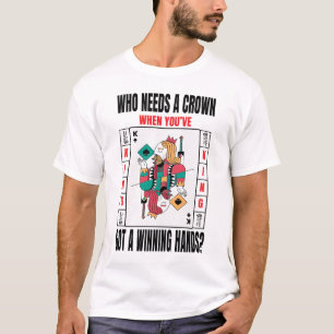 T-shirt Chemise blanche main gagnante