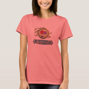 T-shirt Chemise blanche punk de mode fabuleuse de fille