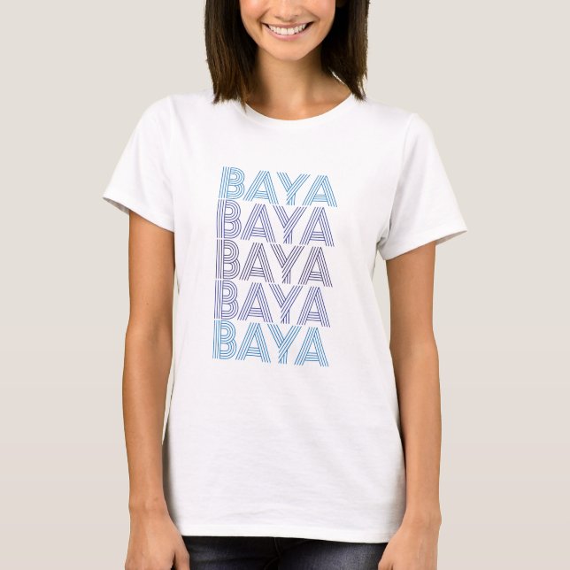 T-shirt Chemise Bleue Bayas (Devant)
