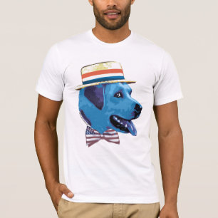 T-shirt Chemise bleue de Démocrate de chien