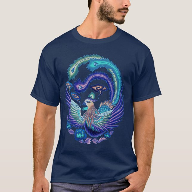 T-shirt Chemise bleue de grâce (Devant)