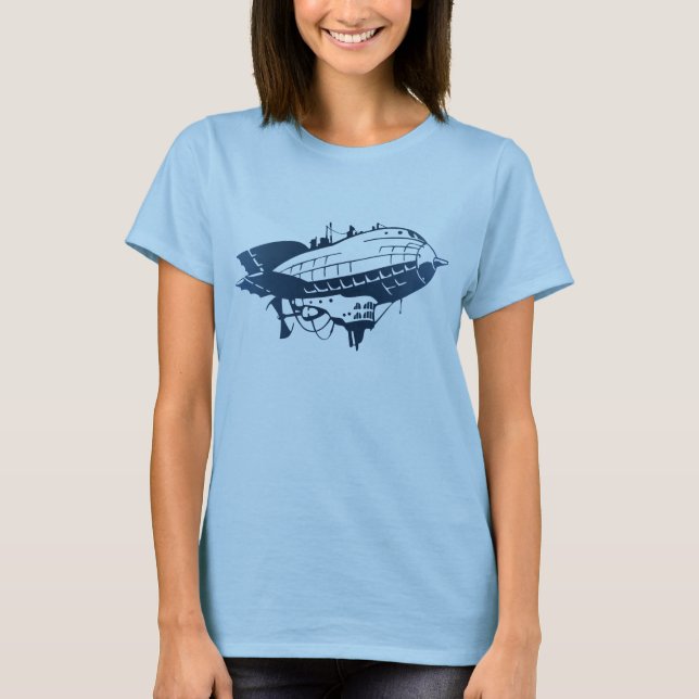 T-shirt Chemise bleue de Stubbington de voie HMP (Devant)