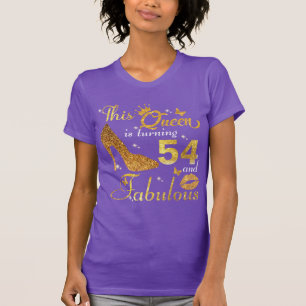 T-shirt Chemise Bling Anniversaire 80E Anniversaire An