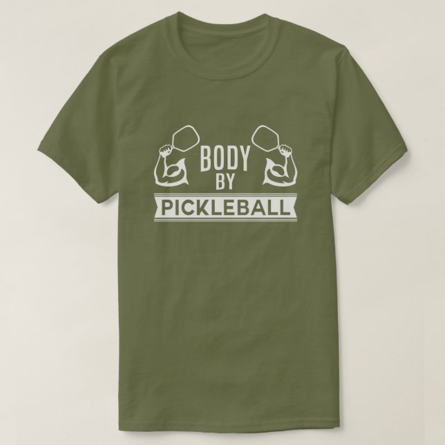 T-shirt Chemise "Body by Pickleball" (Design devant)