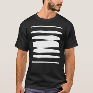 T-shirt chemise bold lignes géométriques design