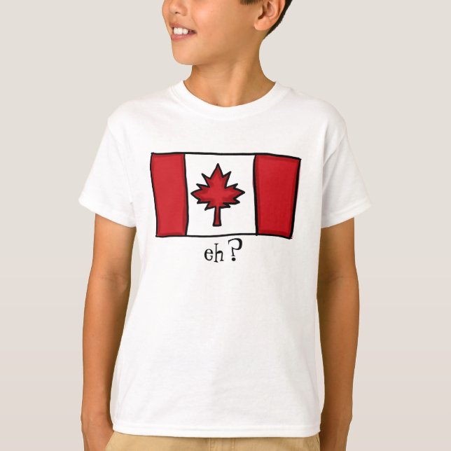 T-shirt Chemise Boys Canada (Devant)
