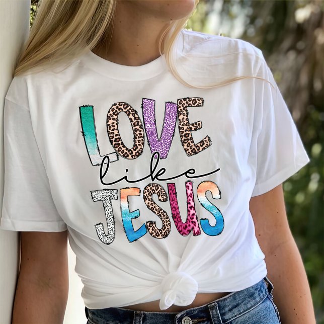 T-shirt Chemise branchée, Amour Comme Jésus (Créateur téléchargé)