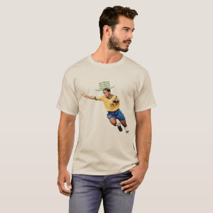 T-shirt Chemise Brésil Ronaldinho Gaucho Gol de Chapeau