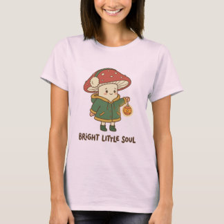 T-shirt Chemise Bright Little Soul Champignon Noël Tee